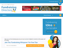 Tablet Screenshot of fundraisingdirectory.com.au